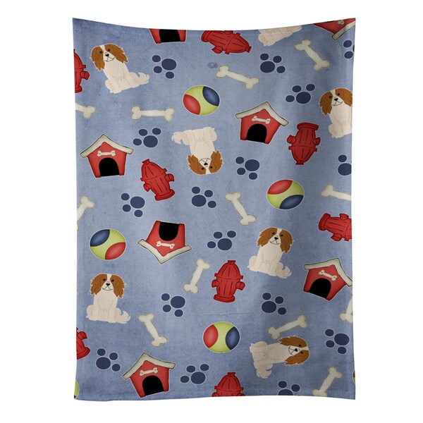 Carolines Treasures Dog House Collection Cavalier Spaniel Kitchen Towel - BB2671KTWL