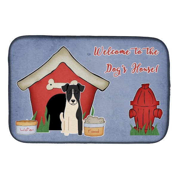 Carolines Treasures Dog House Collection Smooth Fox Terrier Dish Drying Mat - BB2852DDM