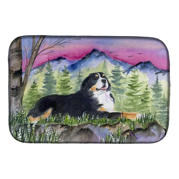 Carolines Treasures Bernese Mountain Dog Dish Drying Mat - SS8332DDM