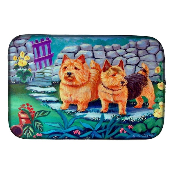 Carolines Treasures Norwich Terrier Dish Drying Mat - 7520DDM