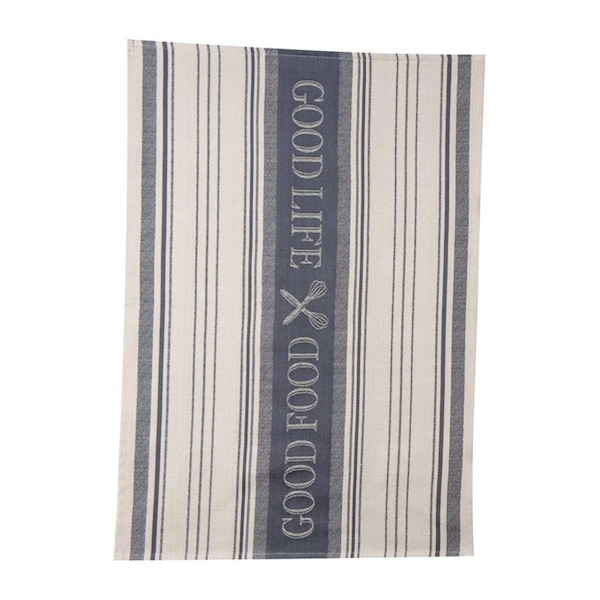 Kay Dee 18 x 28 in. Graphite Cotton Tea Towel, 6PK - 6662043