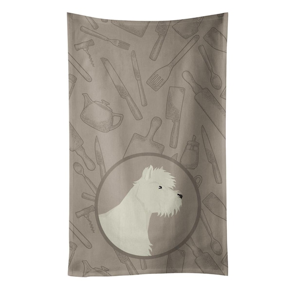 Carolines Treasures Westie in the Kitchen Kitchen Towel - CK2216KTWL