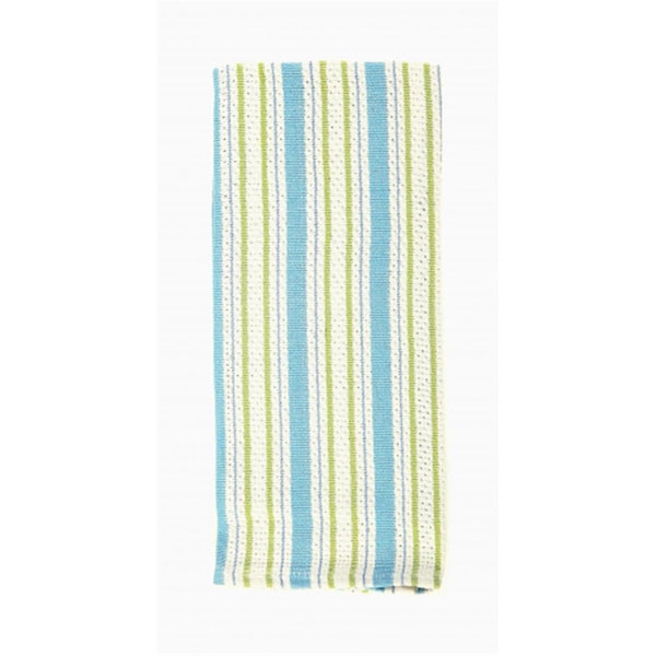 Mr. Mjs Trading AG-30630S-4 Tea Towels, Blue Stripe, 4PK - AG-30630S/4