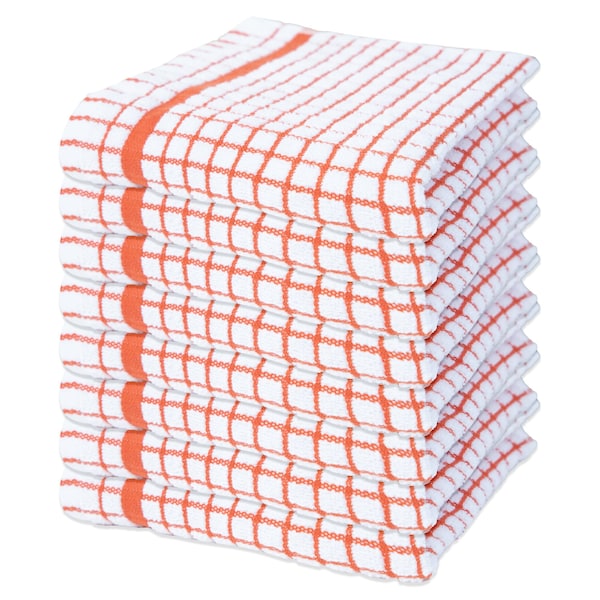 Monarch Brands Classic Checkered Dishcloths , CInnamon, 384PK - SC-CHK-DC-CIN-CS