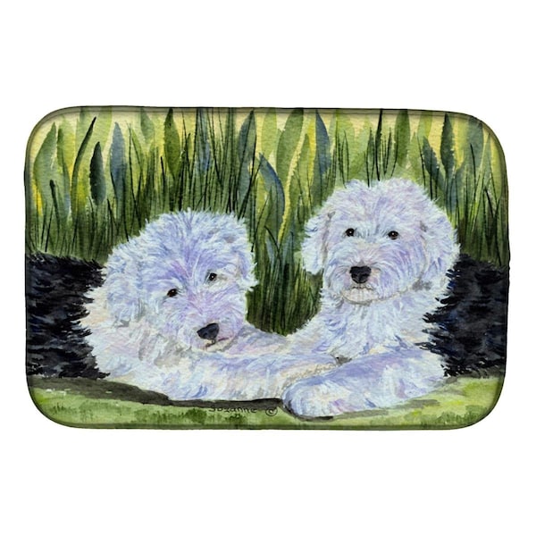 Carolines Treasures Old English Sheepdog Dish Drying Mat - SS8282DDM
