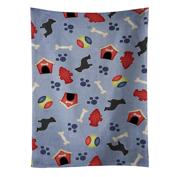 Carolines Treasures Briard Dog House Collection Kitchen Towel - BB3926KTWL