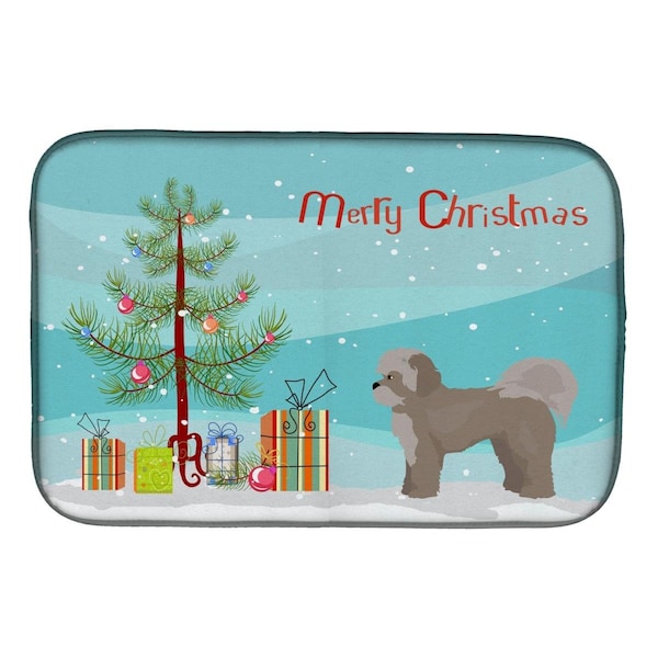 Carolines Treasures Zuchon No.1 Christmas Tree Dish Drying Mat - CK3884DDM