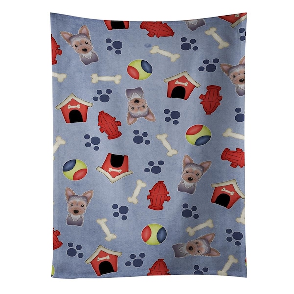Carolines Treasures Dog House Collection Yorkie Puppy Kitchen Towel - BB4011KTWL