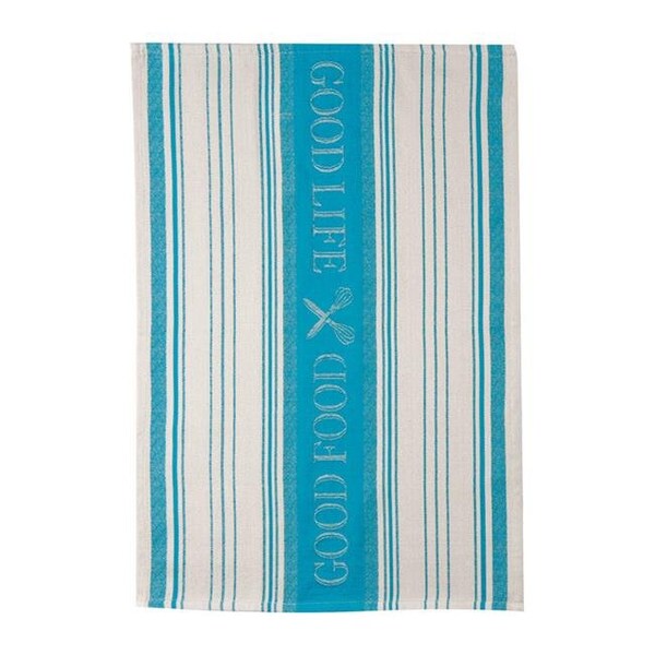 Kay Dee Kay Dee 6662431 18 x 28 in. Teal Cotton Tea Towel - Pack of 6 - 6662431