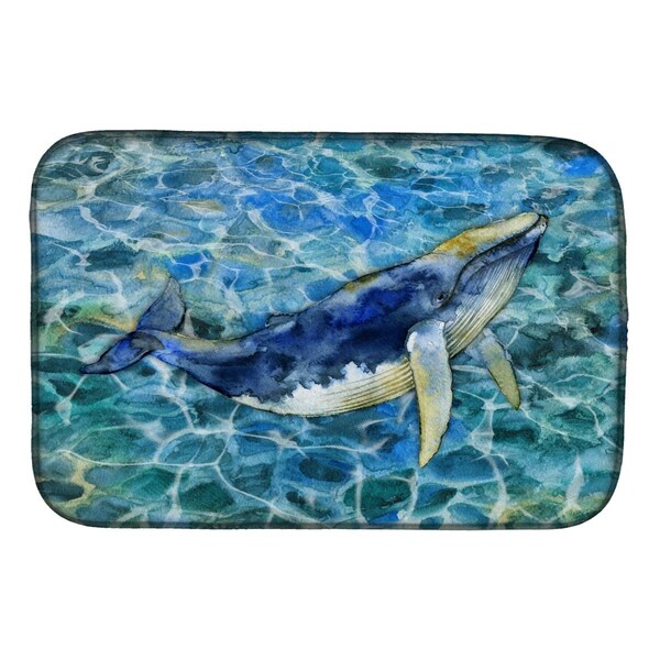 Carolines Treasures Humpback Whale Dish Drying Mat - BB5336DDM