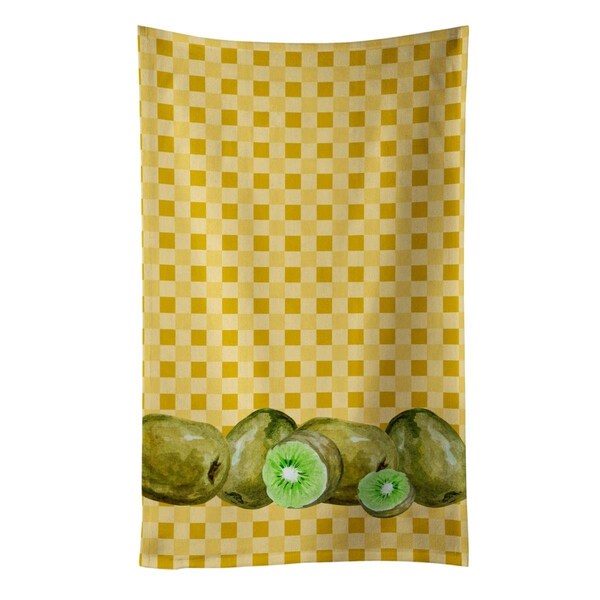 Carolines Treasures Kiwis on Basketweave Kitchen Towel - BB7173KTWL