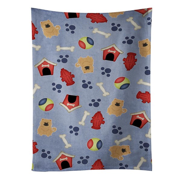 Carolines Treasures Dog House Collection Chow Chow Cream Kitchen Towel - BB2757KTWL