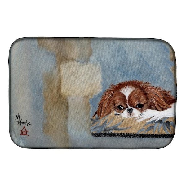 Carolines Treasures Japanese Chin Resting Dish Drying Mat - MH1010DDM