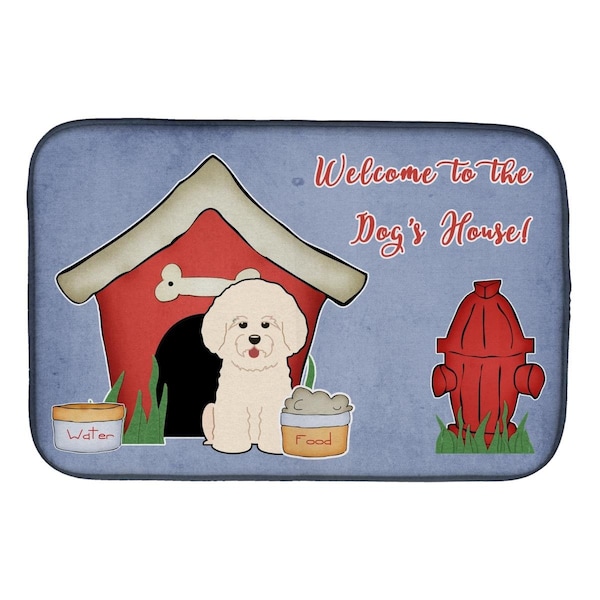 Carolines Treasures Dog House Collection Bichon Frise Dish Drying Mat - BB2829DDM