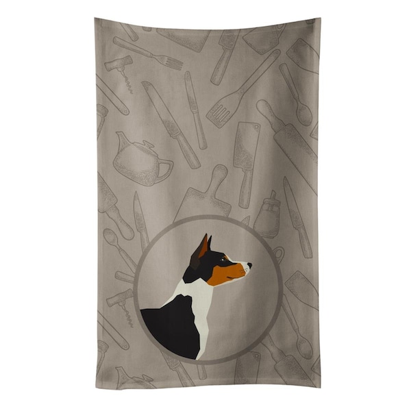 Carolines Treasures Basenji in the Kitchen Kitchen Towel - CK2164KTWL