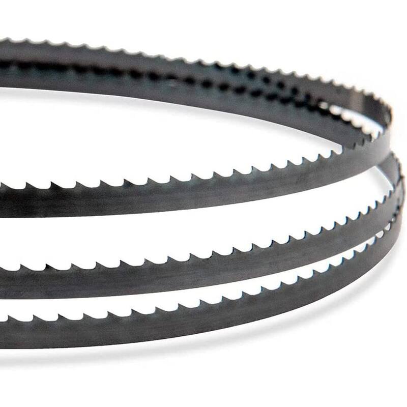 Banda de sierra de cinta POWERTEC de 80 pulgadas x 3/8 pulgadas x 4 dpp para Sierra de Cinta Sears Craftsman de 12 pulgadas (paquete de 3) - 13196-3PN