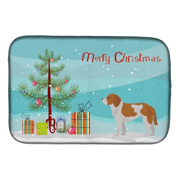Carolines Treasures Beaglier No.1 Christmas Tree Dish Drying Mat - CK3802DDM