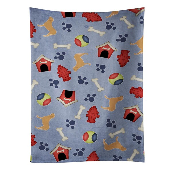 Carolines Treasures Fila Brasileiro Dog House Collection Kitchen Towel - BB3979KTWL
