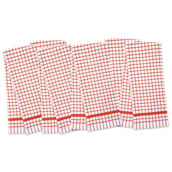 Monarch Brands Classic Checkered Kitchen Towels , CInnamon, 144PK - SC-CHK-KT-CIN-CS