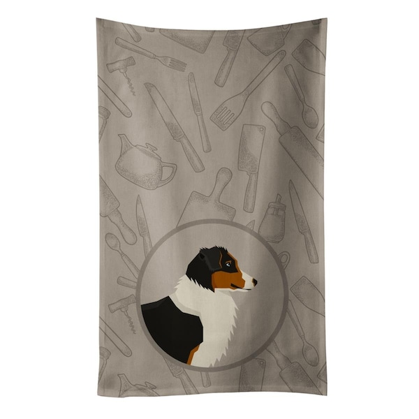 Carolines Treasures Australian Shepherd in the Kitchen Kitchen Towel - CK2163KTWL