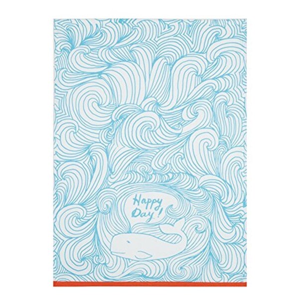 Bebida 18 x 25 in. Whales Kitchen Towel, Multi Color, 4PK - BE3685848