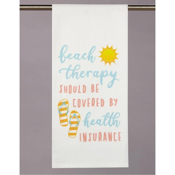 Tarifa 18 x 25 in. Beach Therapy Kitchen Towel, 4PK - TA3685865