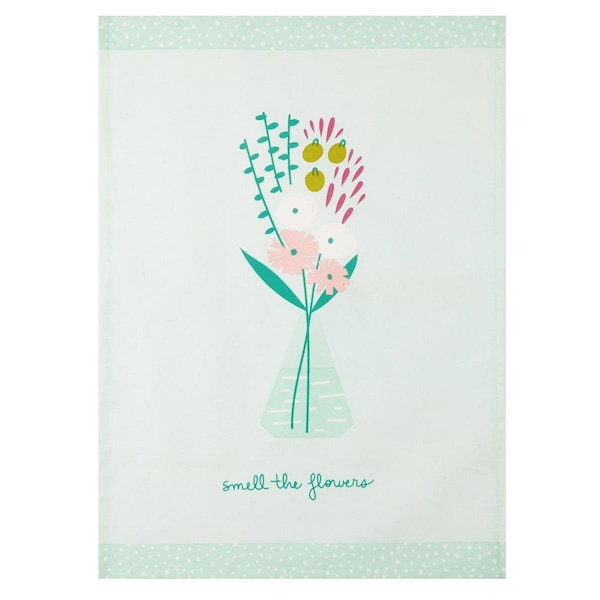 Tarifa 18 x 25 in. Pretty Posies Kitchen Towel, 4PK - TA3686179