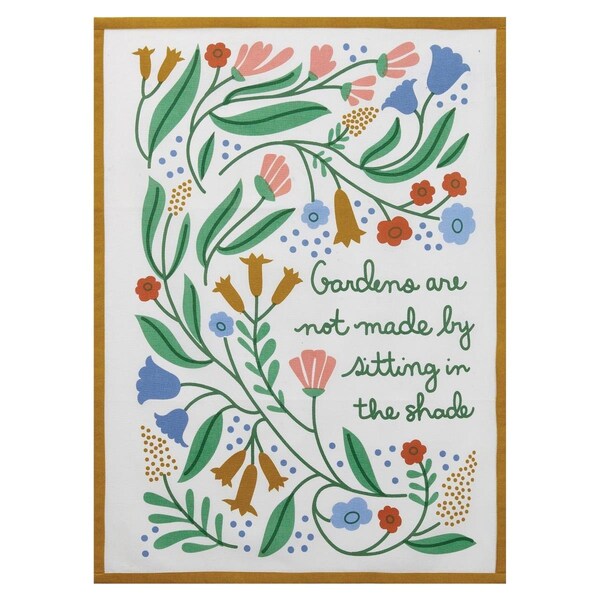 Tarifa 18 x 25 in. Green Gardens Kitchen Towel, 4PK - TA3685842