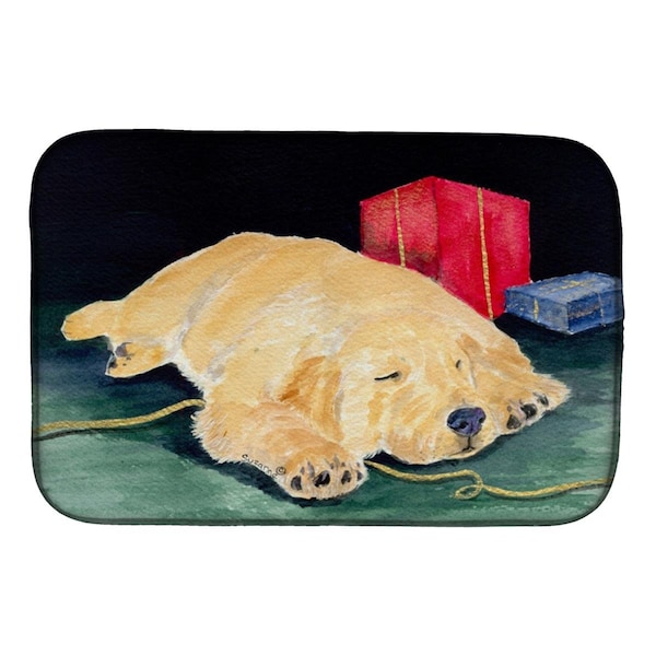 Carolines Treasures Golden Retriever Dish Drying Mat - SS8576DDM