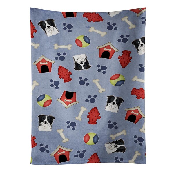 Carolines Treasures Dog House Collection Border Collie Kitchen Towel - BB4020KTWL