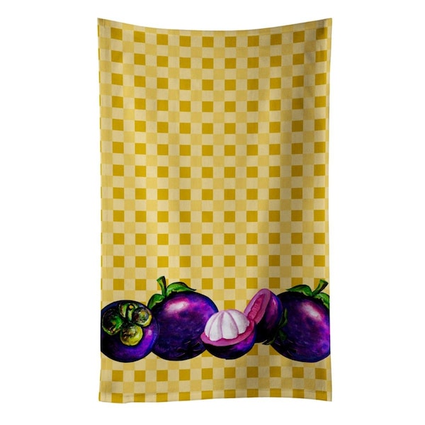 Carolines Treasures Mangosteens on Basketweave Kitchen Towel - BB7175KTWL