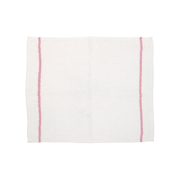 Monarch Ribbed Utility Bar Mop Towels Pink Stripe  , 4PK - SC-UC-PNK