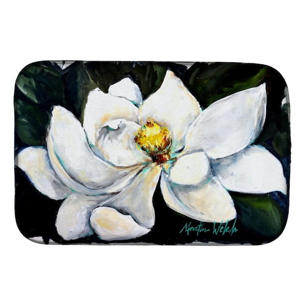 Carolines Treasures Sweet Magnolia Dish Drying Mat - MW1282DDM