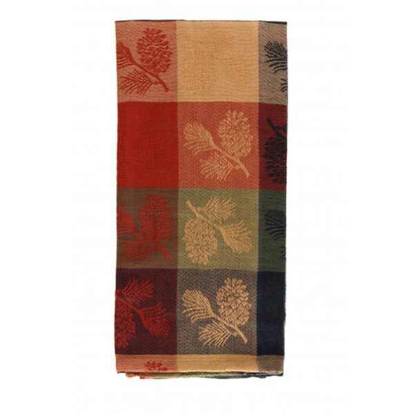 Mr. Mjs Trading AG-30234S-4 Tea Towels, Pinecone, 4PK - AG-30234S/4