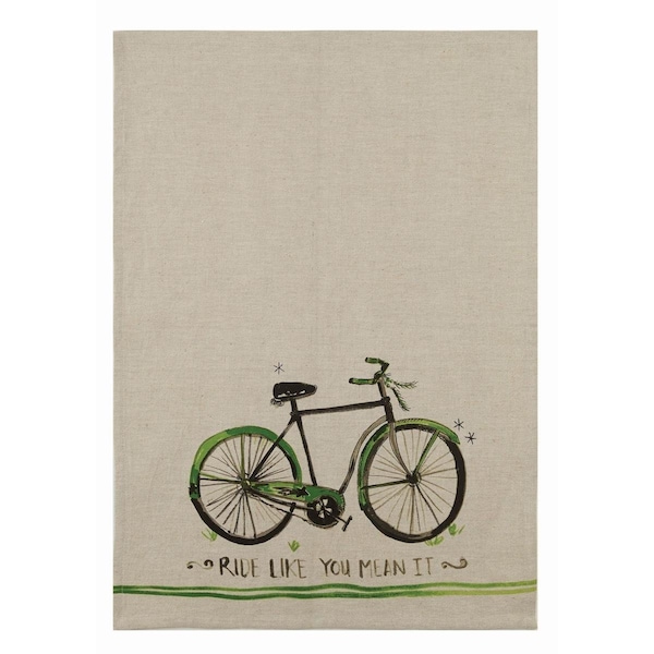 Tarifa 18 x 25 in. Ride Like You Mean It Kitchen Towel, 4PK - TA3689130