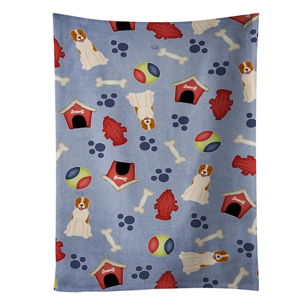 Carolines Treasures Dog House Collection Central Asian Shepherd Dog Kitchen Towel - BB2662KTWL