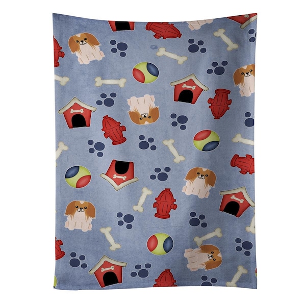 Carolines Treasures Dog House Collection Pekingnese Red White Kitchen Towel - BB2716KTWL