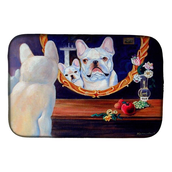 Carolines Treasures French Bulldog Dish Drying Mat - 7514DDM