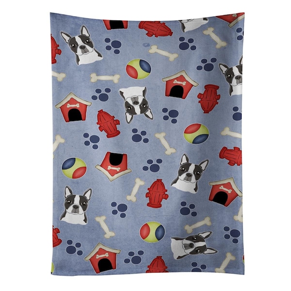 Carolines Treasures Dog House Collection Boston Terrier Kitchen Towel - BB3982KTWL