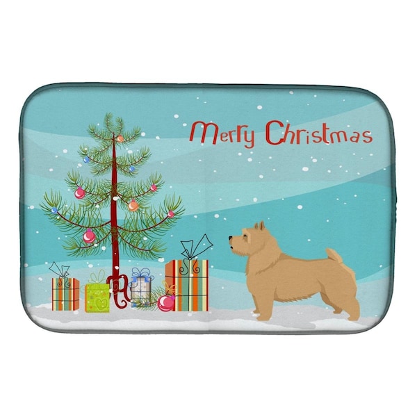 Carolines Treasures Norwich Terrier Christmas Tree Dish Drying Mat - CK3551DDM