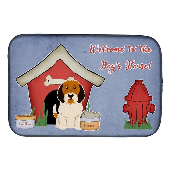 Carolines Treasures Dog House Collection Petit Basset Griffon Veenden Dish Drying Mat - BB2833DDM
