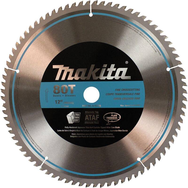 Makita 12 pulgadas 80 dientes cuchilla para sierra inglete - A-93728