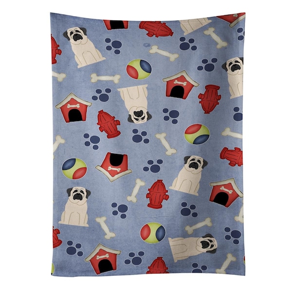 Carolines Treasures Dog House Collection Mastiff White Kitchen Towel - BB2630KTWL