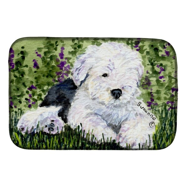 Carolines Treasures Old English Sheepdog Dish Drying Mat - SS8840DDM