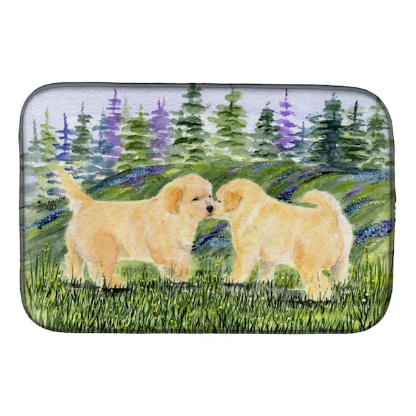 Carolines Treasures Golden Retriever Dish Drying Mat - SS8102DDM