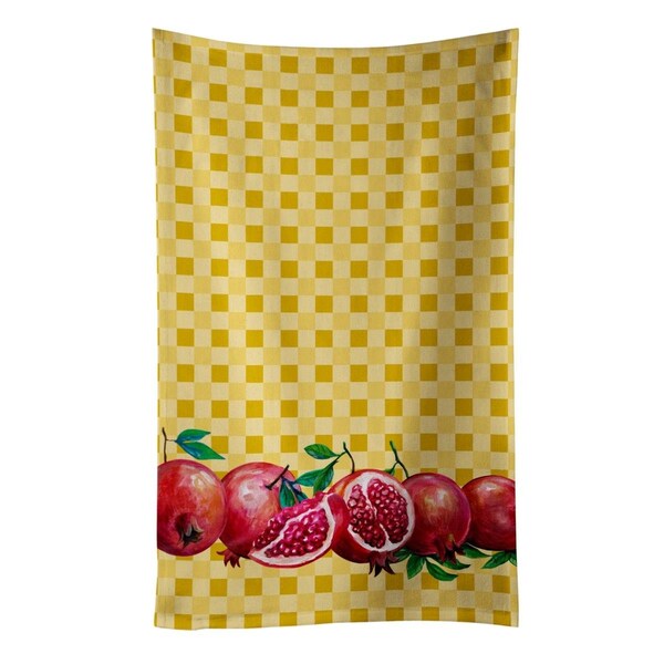 Carolines Treasures Pomegranates on Basketweave Kitchen Towel - BB7181KTWL