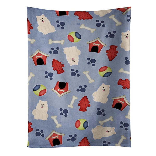 Carolines Treasures Dog House Collection Samoyed Kitchen Towel - BB2643KTWL
