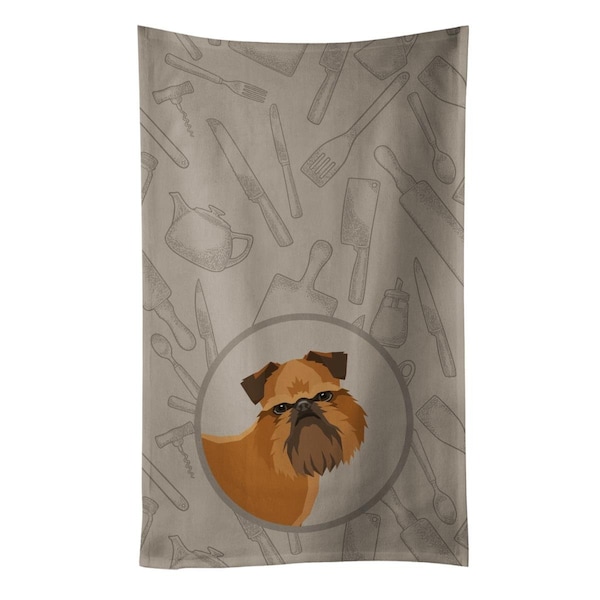 Carolines Treasures Brussels Griffon in the Kitchen Kitchen Towel - CK2191KTWL