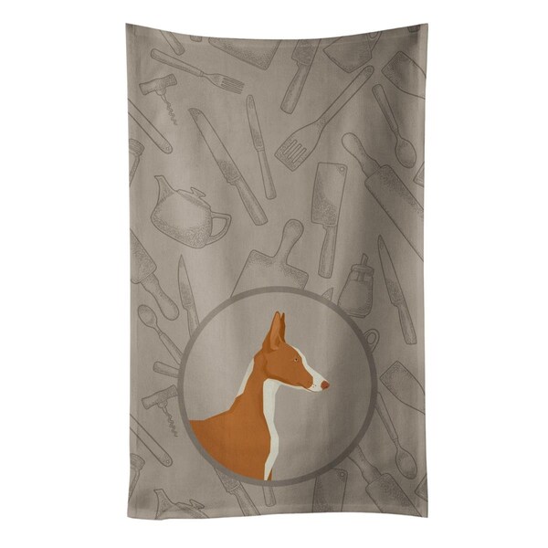 Carolines Treasures Ibizan Hound in the Kitchen Kitchen Towel - CK2192KTWL