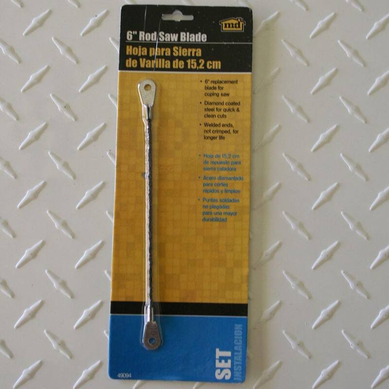 Cuchilla de repuesto para sierra de varilla de 6 pulgadas de M-D Building Products - 49094